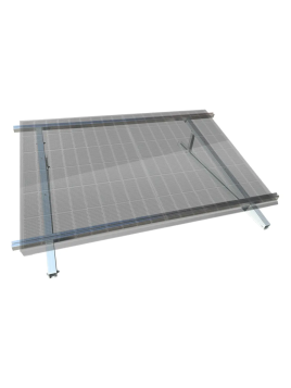 Aluminium ground mounting kit - 13° tilt - landscape